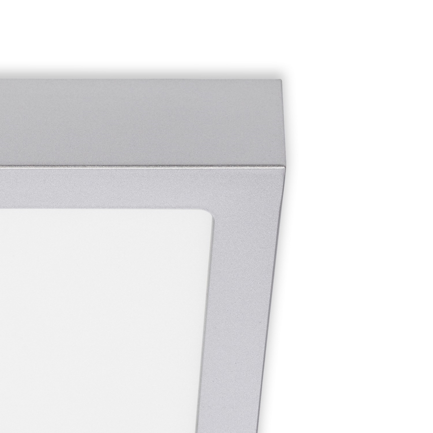 Briloner 7123-414 - Plafón LED FIRE LED/12W/230V plata