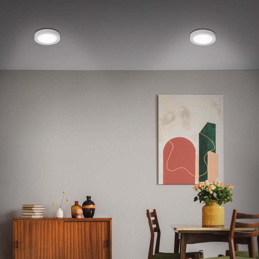 Briloner 7124-414 - Plafón LED regulable FIRE LED/12W/230V 4000K