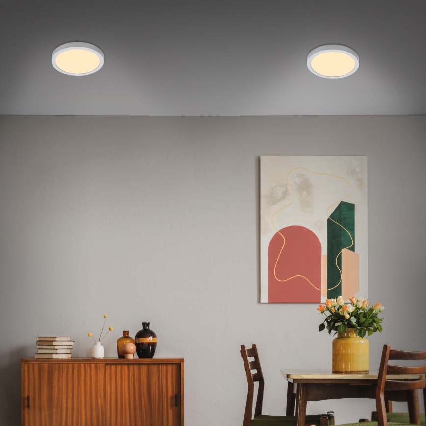 Briloner 7132-014 - Plafón LED de baño FIRE LED/21W/230V 3000K IP44