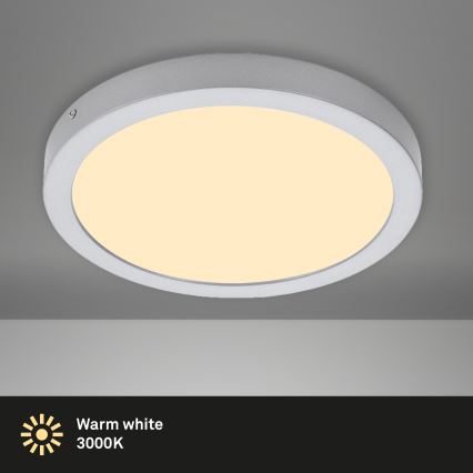 Briloner 7132-014 - Plafón LED de baño FIRE LED/21W/230V 3000K IP44