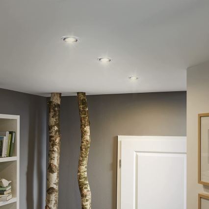 Briloner 7149-039 - Juego de 3 luces LED regulables para baño 1xGU10/5W/230V IP23