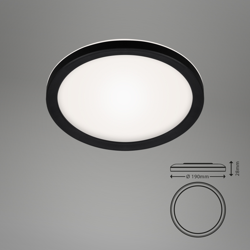 Briloner 7150-415 - Plafón LED SLIM LED/12W/230V diá. 19 cm