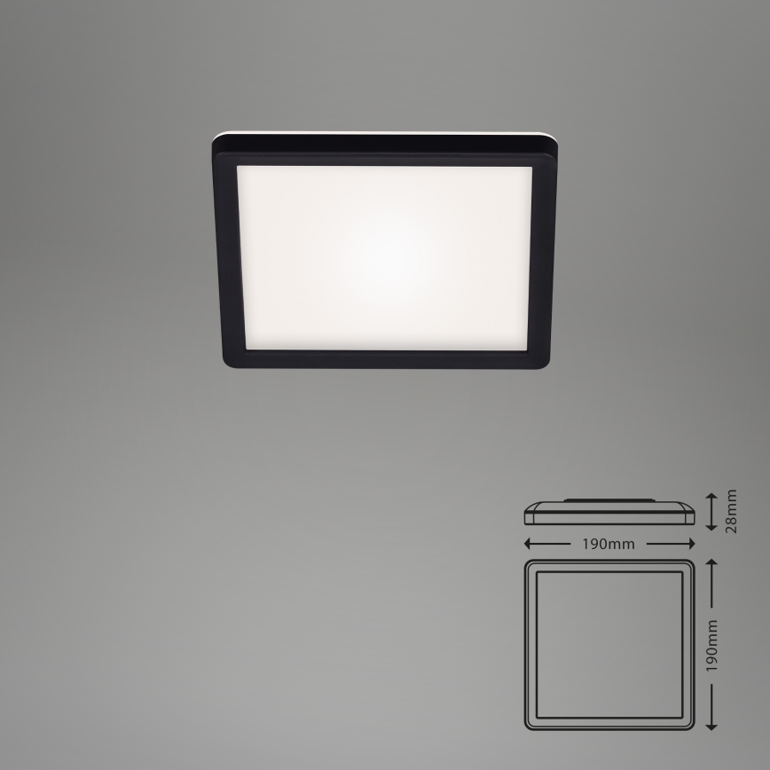 Briloner 7153-415 - Plafón LED SLIM LED/12W/230V 19x19 cm