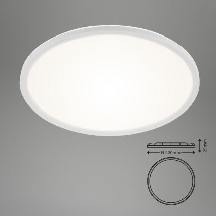 Briloner 7157-416 - Plafón LED SLIM LED/22W/230V diá. 42 cm