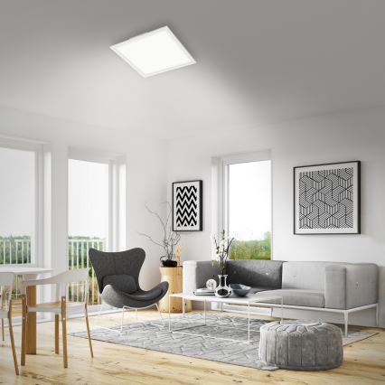 Briloner 7179-016 - Plafón LED regulable PIATTO LED/24W/230V 3000-6500K + control remoto