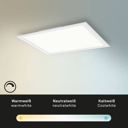 Briloner 7179-016 - Plafón LED regulable PIATTO LED/24W/230V 3000-6500K + control remoto