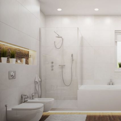 Briloner 7231-036 - SET 3x Lámpara empotrable de baño LED regulable LED/5,5W/230V IP44