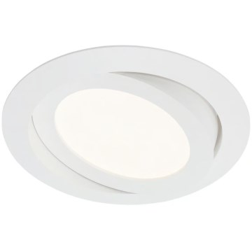Briloner 7285-012 - Luminaria empotrable LED para baño, 6,4 W / 230 V, IP23