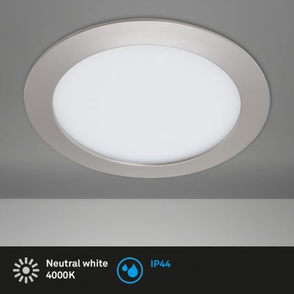 Briloner 7286-012 - Lámpara empotrable de baño LED LED/12W/230V IP44