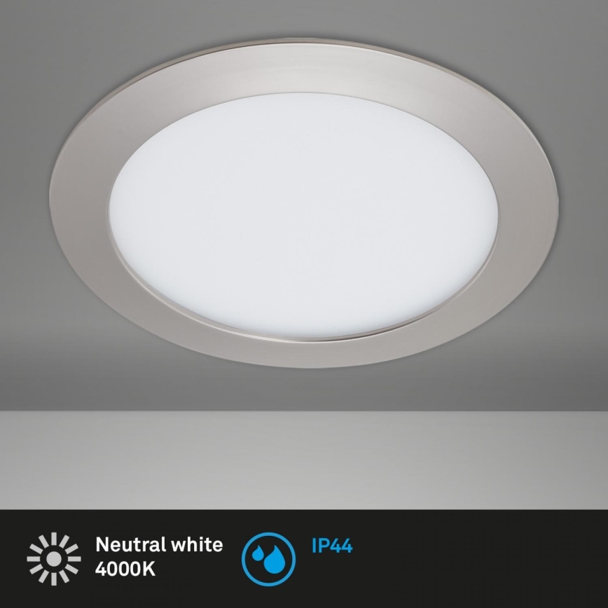 Briloner 7286-012 - Lámpara empotrable de baño LED LED/12W/230V IP44