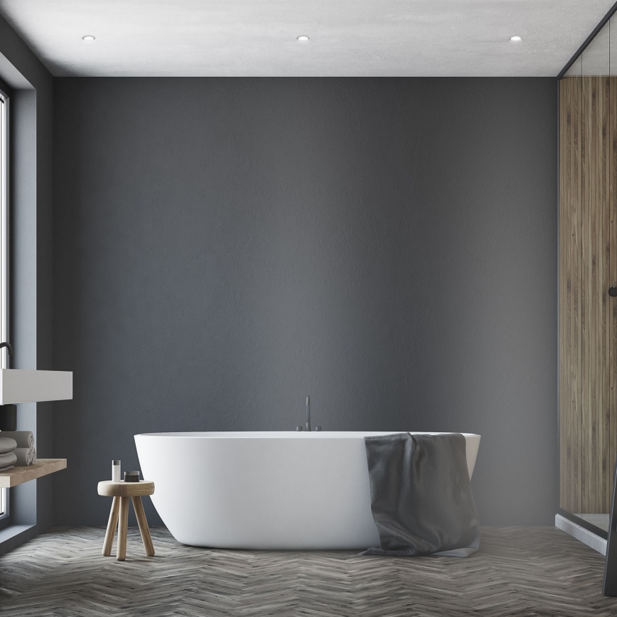 Briloner 7286-016 - Lámpara empotrada LED para baños LED/12W/230V IP44