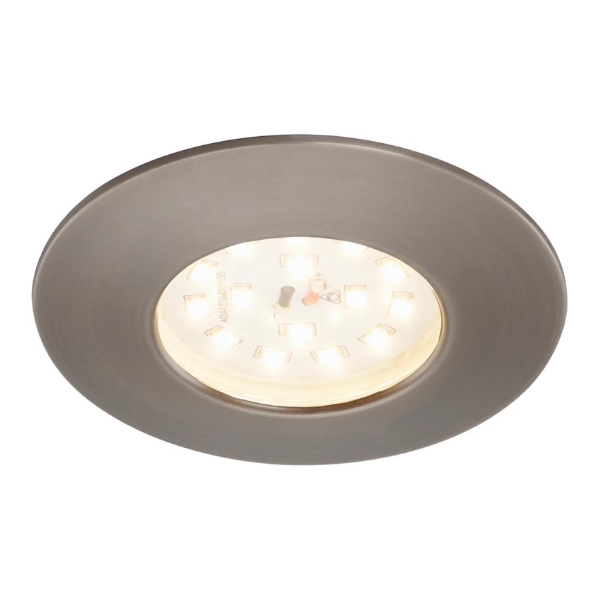 Briloner 7295-011 - Lámpara empotrable LED regulable para baño ATTACH LED/6,5W/230V IP44