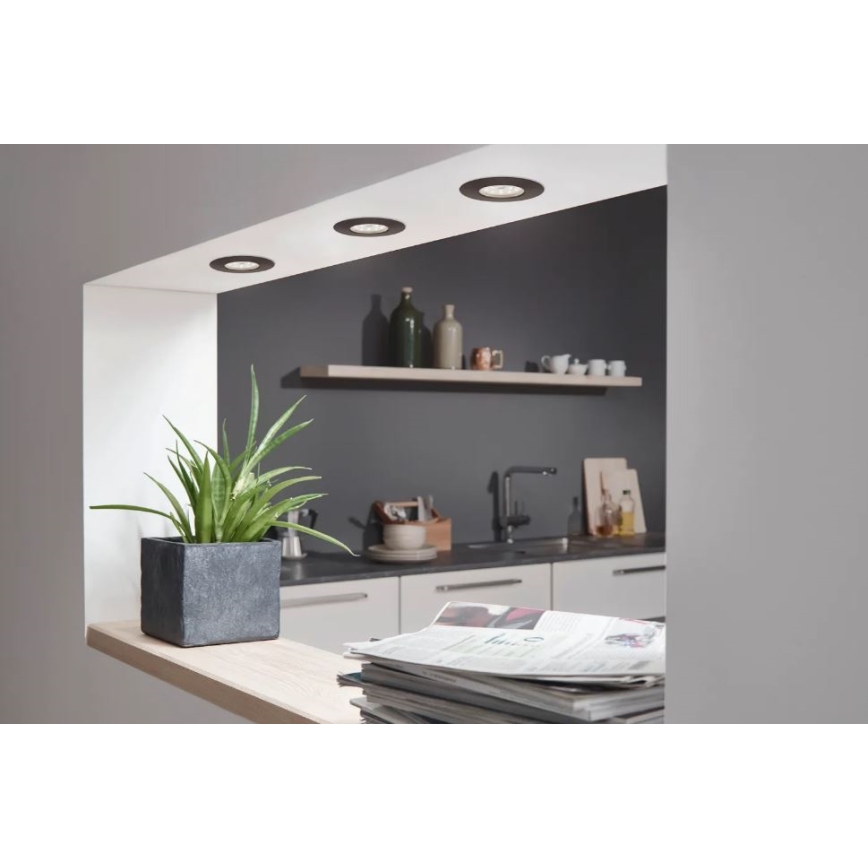Briloner 7295-011 - Lámpara empotrable LED regulable para baño ATTACH LED/6,5W/230V IP44