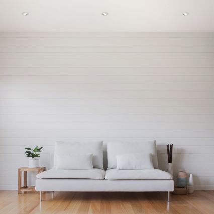 Briloner 7296-039 - Juego de 3 focos empotrables LED regulables para baño LED/6,5W/230V 3000K IP23 cromo mate