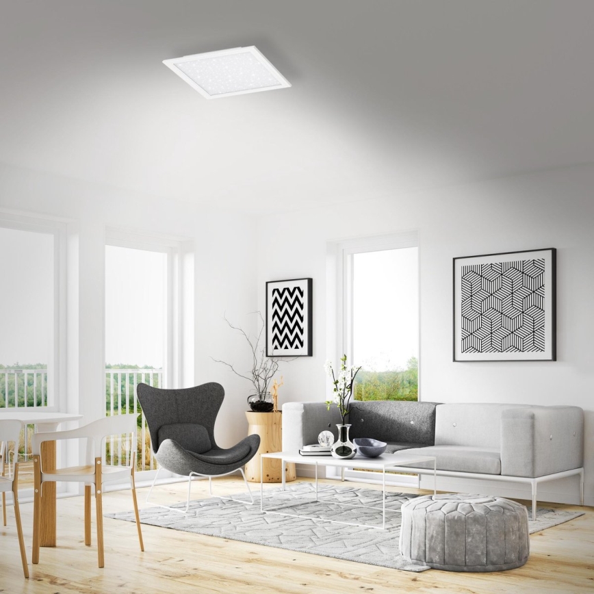 Briloner 7301-016 - Plafón LED regulable STARRY SKY LED/18W/230V 3000-6000K + control remoto