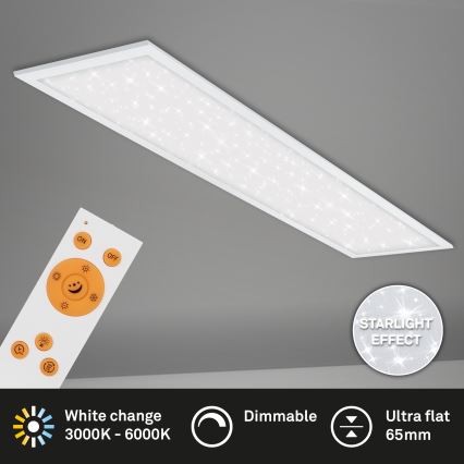 Briloner 7304-016 - Plafón LED regulable STARRY SKY LED/36W/230V 3000-6000K + control remoto