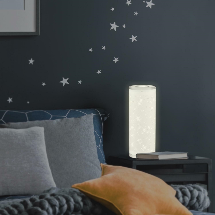 Briloner 7332-018 - Lámpara de mesa LED STARRY SKY 1xGU10/5W/230V blanco