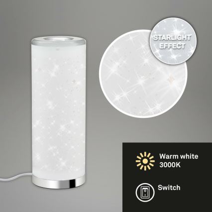 Briloner 7332-018 - Lámpara de mesa LED STARRY SKY 1xGU10/5W/230V blanco