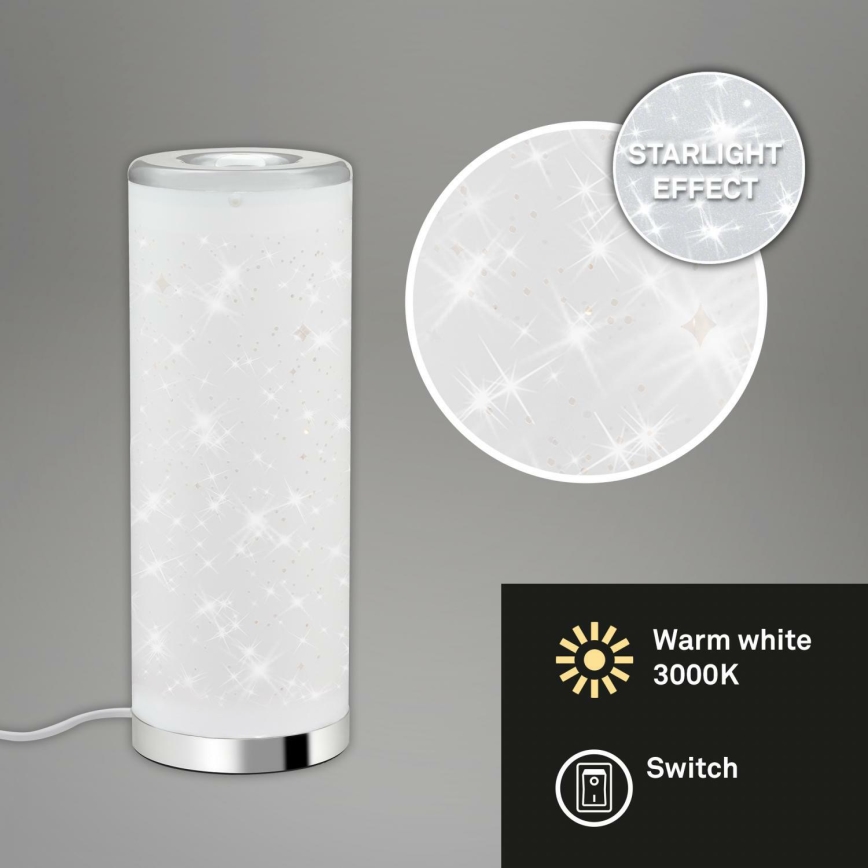 Briloner 7332-018 - Lámpara de mesa LED STARRY SKY 1xGU10/5W/230V blanco