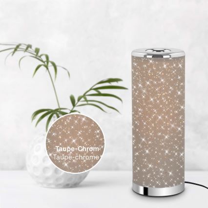 Briloner 7334-011 - Lámpara de mesa LED STARRY SKY 1xGU10/5W/230V marrón