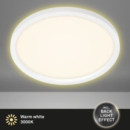 Briloner 7363-016 - Plafón LED CADRE LED/22W/230V diá. 42,5 cm blanco