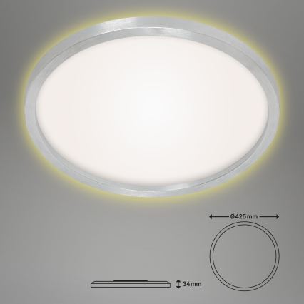 Briloner 7363-019 - Plafón LED CADRE LED/22W/230V diá. 42,5 cm