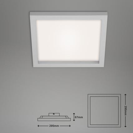 Briloner 7370-014 - Plafón LED regulable LED/18W/230V 3000-6500K + control remoto