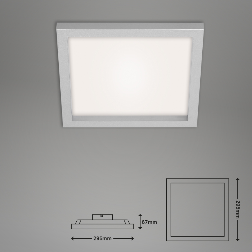 Briloner 7370-014 - Plafón LED regulable LED/18W/230V 3000-6500K + control remoto