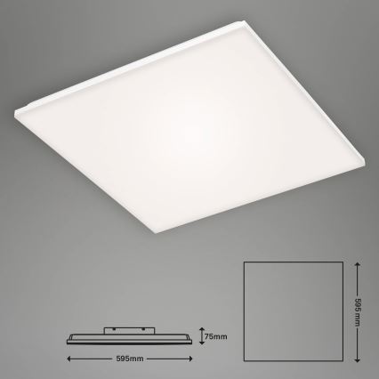 Briloner 7376-216 - Panel LED de superficie sin marco LED/38W/230V 59,5x59,5 cm 4000K