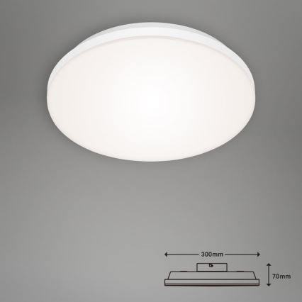 Briloner 7377-016 - Plafón LED regulable LED/12W/230V 3000-6500K + control remoto