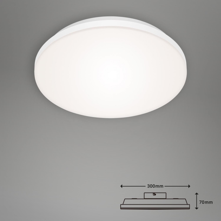Briloner 7377-016 - Plafón LED regulable LED/12W/230V 3000-6500K + control remoto