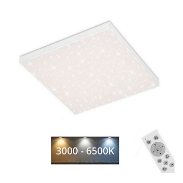 Briloner 7381-016 - Plafón LED regulable STARRY SKY LED/15W/230V 3000-6500K + control remoto