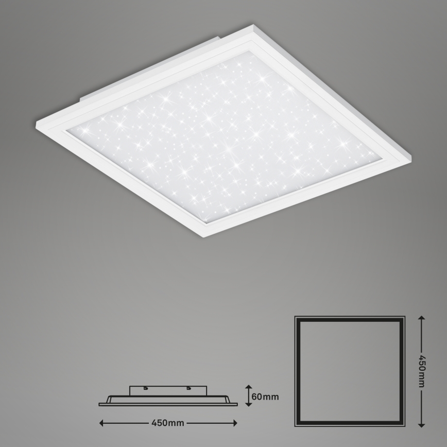 Briloner 7391-016 - Plafón LED STARRY SKY LED/22W/230V
