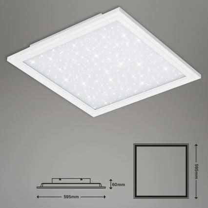 Briloner 7392-016 - Plafón LED STARRY SKY LED/38W/230V