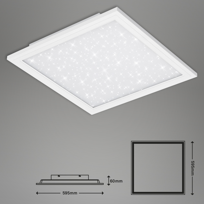 Briloner 7392-016 - Plafón LED STARRY SKY LED/38W/230V