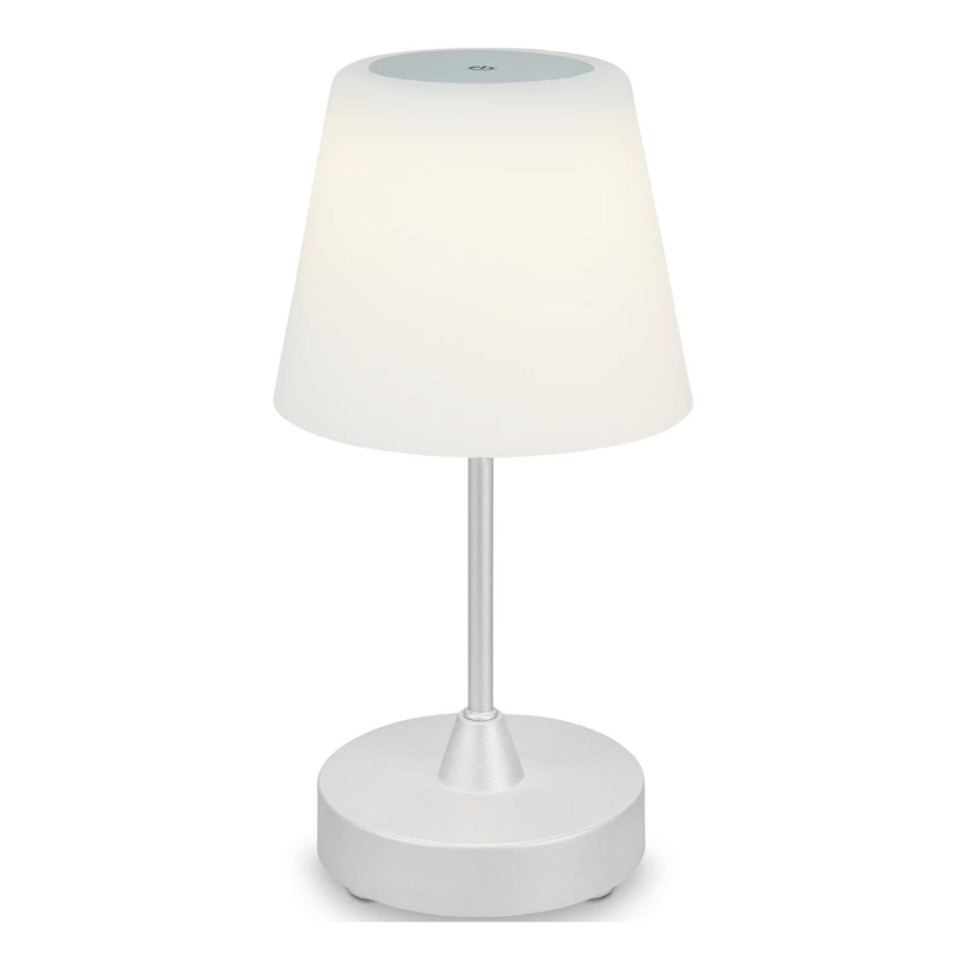 Briloner 7445-014 - Lámpara de mesa LED táctil recargable y regulable para exterior LED/3W/5V IP44 2000 mAh
