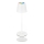 Briloner 7517016 - Lámpara de mesa recargable para exterior LED RGBW regulable CILANO LED/3W/5V IP44 2000 mAh blanco