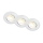Briloner 7586036 - Set de 3 focos empotrados LED para baño KLIRA 1xLED/4,9W/230V 2500/3000/4000K IP23 blanco