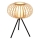 Briloner 7759011 - Lámpara de mesa 1xE27/10W/230V bambú