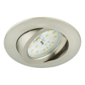 Briloner 8317-012 - Empotrable LED regulable para baño, 5,5 W / 230 V, IP23, cromo mate