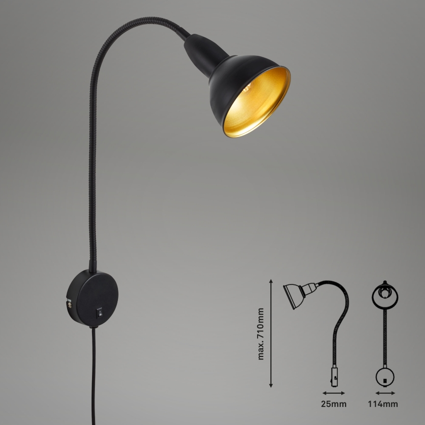 Briloner - Aplique HYGGE 1xE14/25W/230V