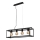 Briloner - Lámpara de araña con cable BLACK STEEL 4xE27/40W/230V