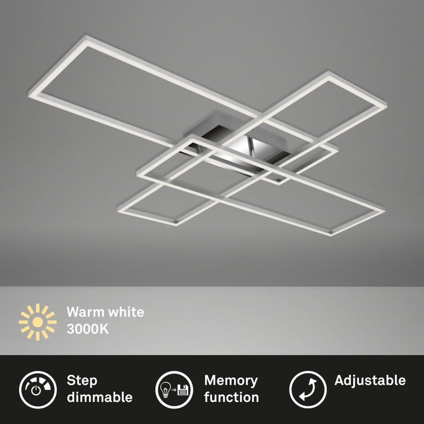 Briloner - Lámpara de araña LED regulable FRAME LED/50W/230V