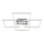 Briloner - Lámpara de techo LED regulable FRAME 4xLED/12W/230V