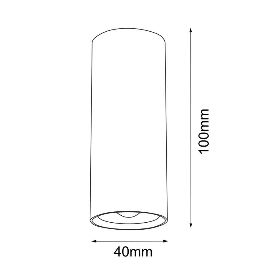 Brosline - Foco 1xGU10/4W/230V blanco