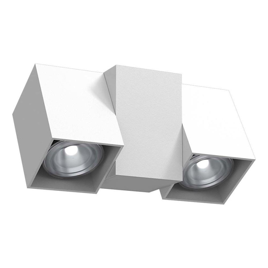 Brosline - Aplique de pared con focos 2xGU10/10W/230V blanco