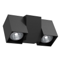 Brosline - Aplique de pared orientable 1xGU10/10W/230V negro