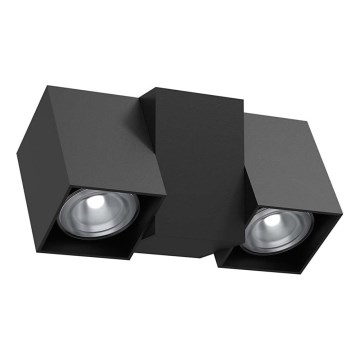 Brosline - Aplique de pared orientable 1xGU10/10W/230V negro