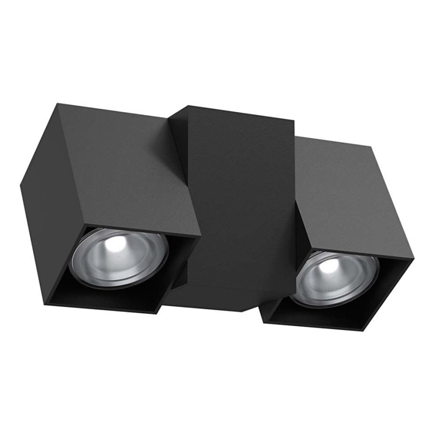 Brosline - Aplique de pared orientable 1xGU10/10W/230V negro
