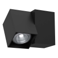 Brosline - Aplique de pared tipo foco 1xGU10/10W/230V negro